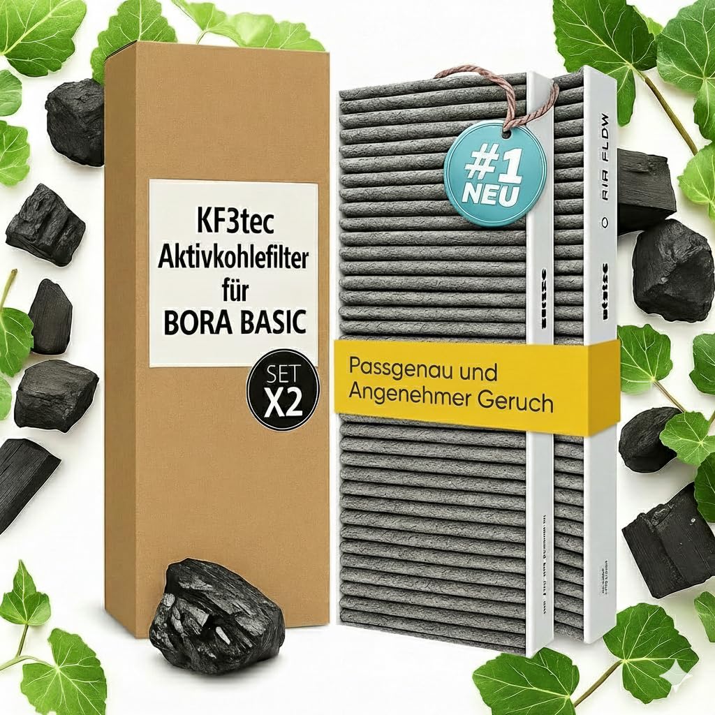 Aktivkohlefilter-Set für Bora Basic BAKFS und BIU/BHU/BFIU Dunstabzugshauben/Maximal 2 Stück pro Kunde