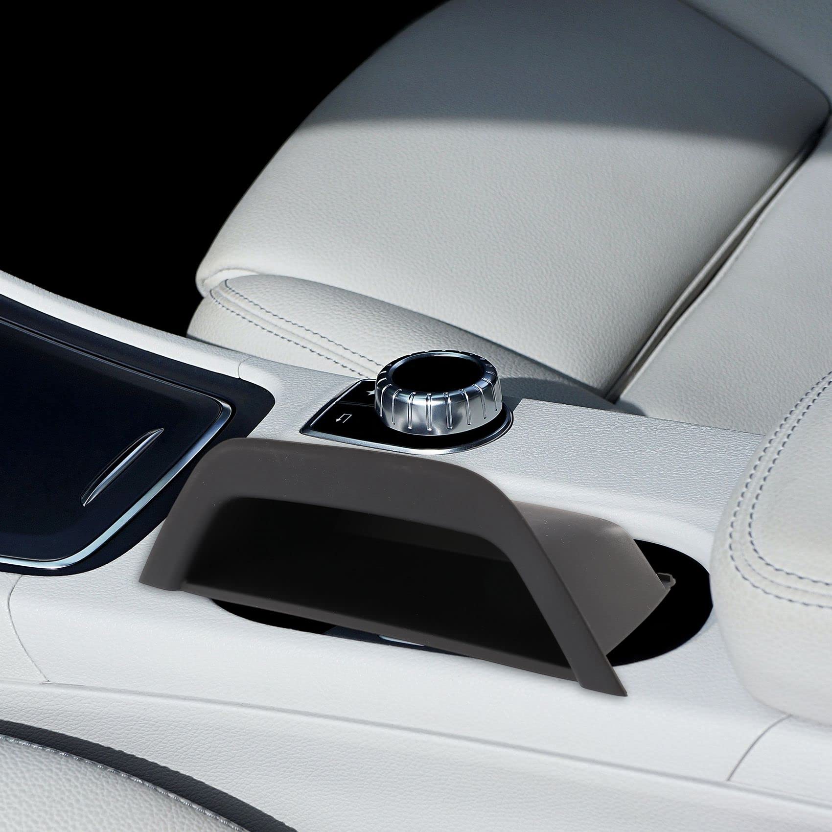 Poignée Porte Intérieur Garniture traction poignée porte intérieure automatique voiture compatible pour BMW pour F25 pour F26 pour X3 pour X4 2011-2017 côté avant gauche Poignée Intérieure ( Couleur