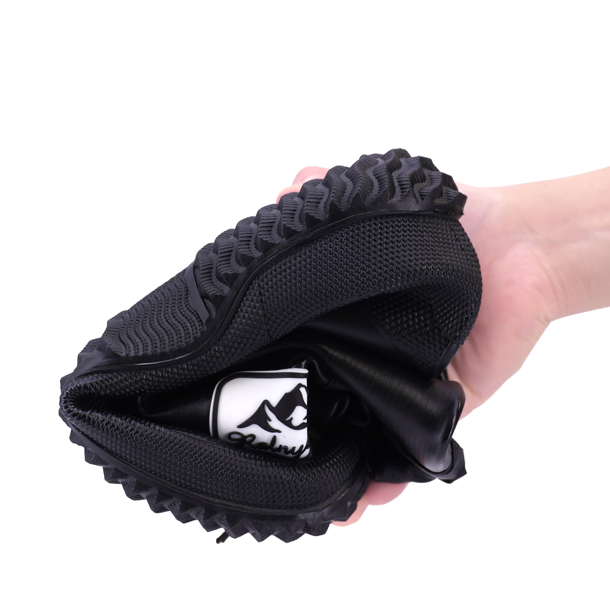 JOMIX Unisex Gummistiefel Damen Herren Faltbar Hoch Regenstiefel Wasserdichte Rutschfest Leicht PVC Stiefel Garten Regenschuhe