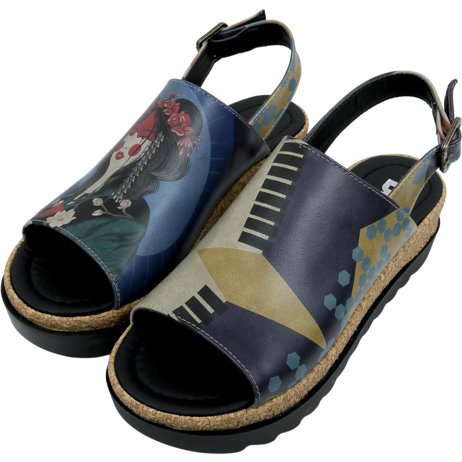 DOGO Platform Sandals Women - Vegan and Handmade Wedge Sandals for Women