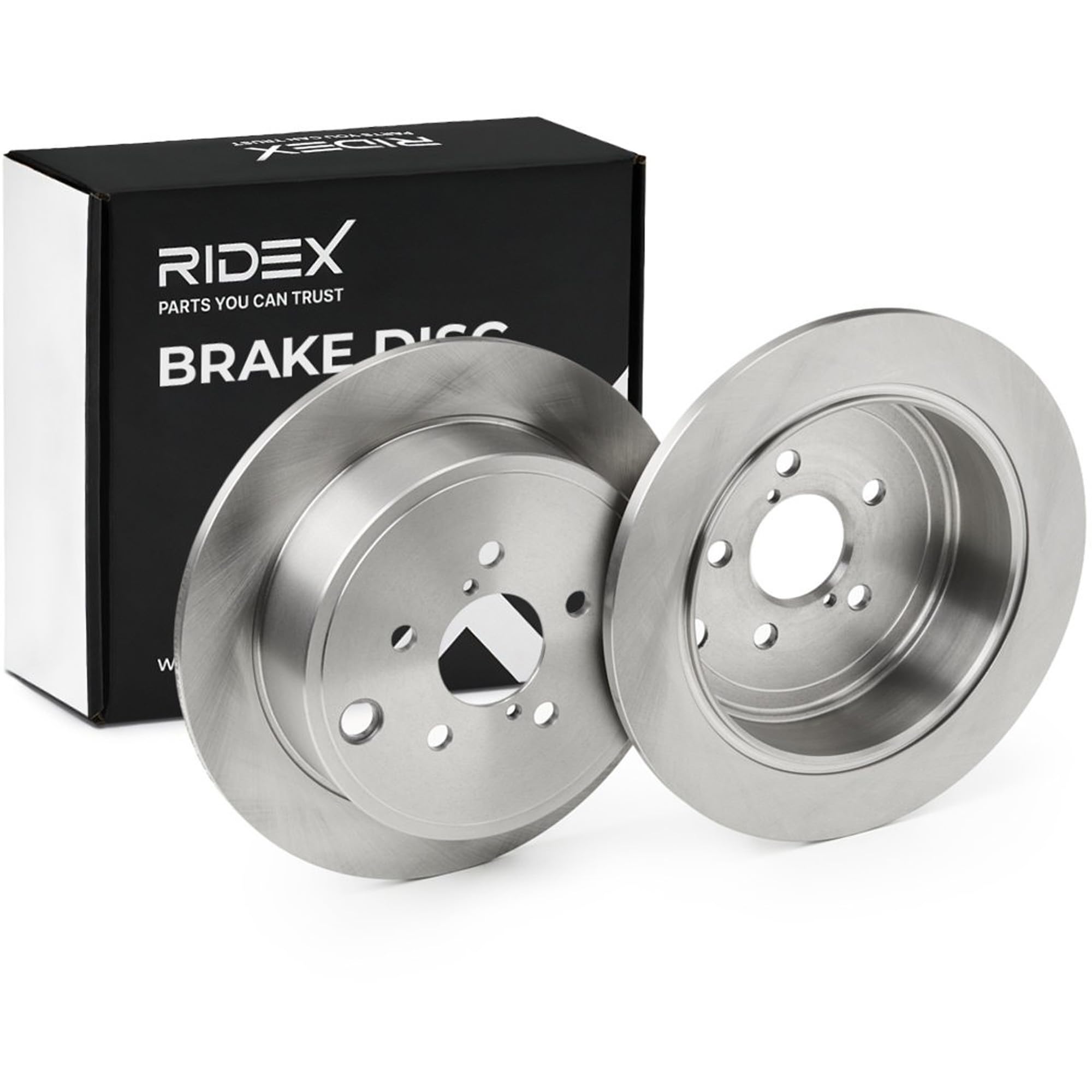 RIDEX 82B0310 2x Disco freno Posteriore senza viti/bulloni Compatibilità con SUBARU IMPREZA 2 volumi/Coda spiovente GR, GH, G3