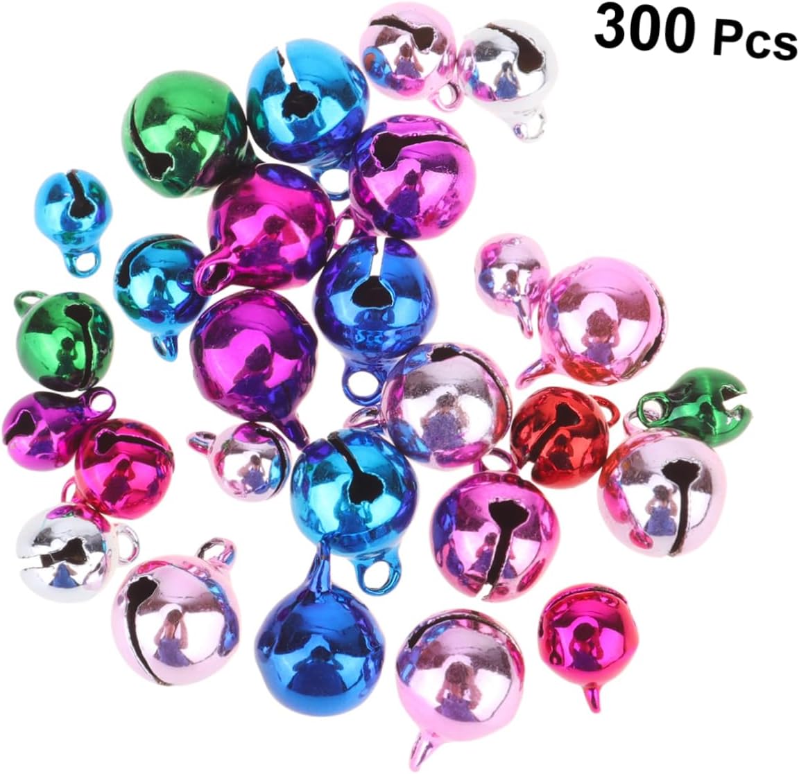 Christmas Jingle Bells Assortment 6mm-10mm Perfect for Decor Crafts Parties