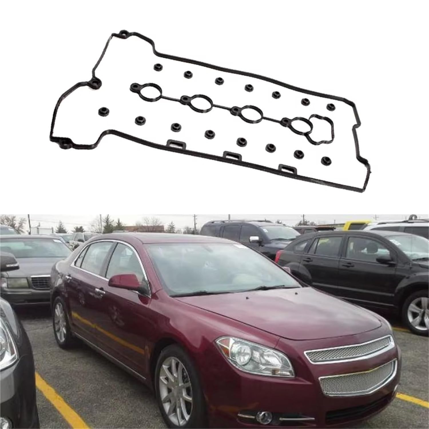 Car Engine Valve Seals for Pontiac G5 for Solstice 2.4L L4 2006 2007 2008 2009 Engine Valve Cover Gasket Seal 12638092 12620945 12622033 55578419