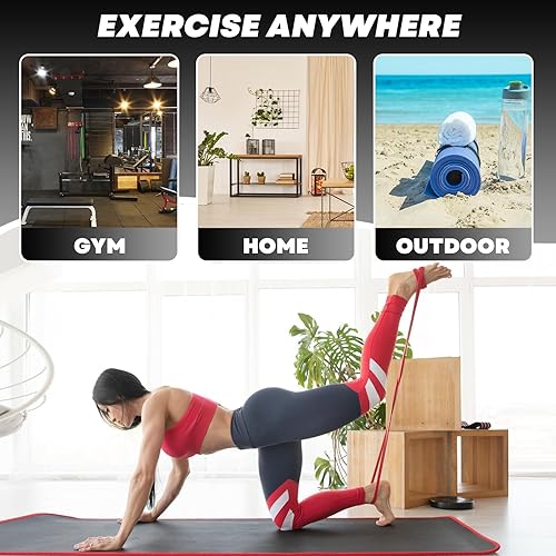 Miniatura 4 de Bandas de resistencia para entrenamiento, bandas de asistencia para dominadas, bandas de ejercicio, bandas de entrenamiento, bandas de extracción,