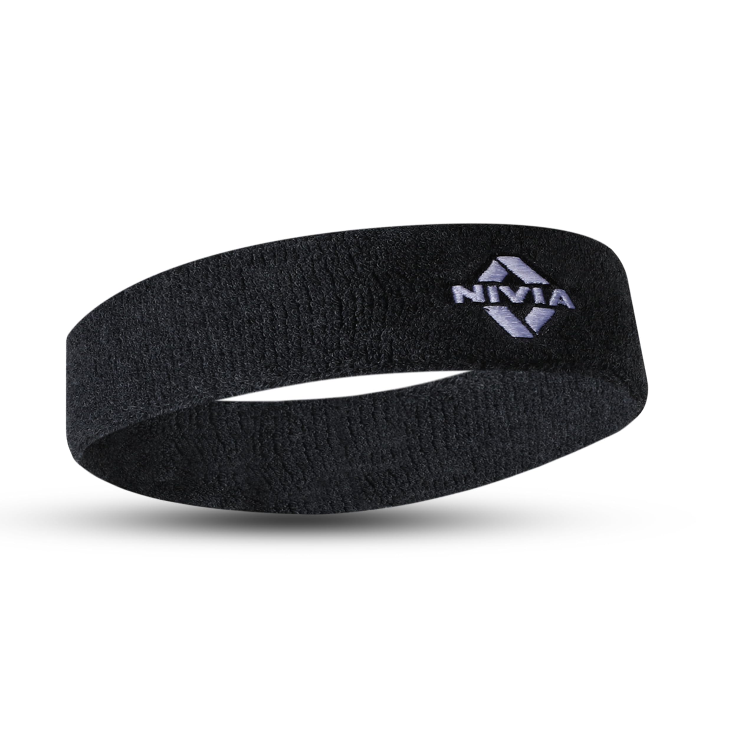 Nivia Headband for Men & Women, Moisture Wicking, for Gym & Fitness, Cotton Headband for Sports - D.Grey-picture-0