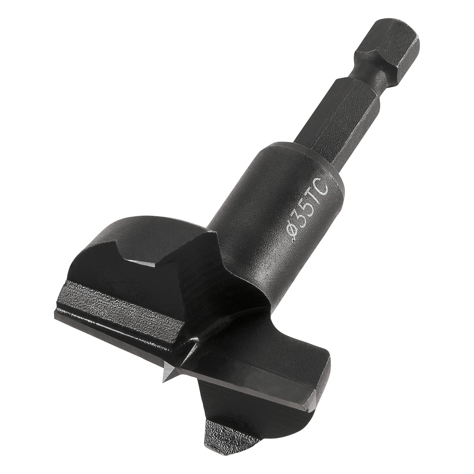Trend Snappy 35mm TCT Machine Bit for Circular Hinge Drilling, Quick Release System, SNAP/MB/35TC