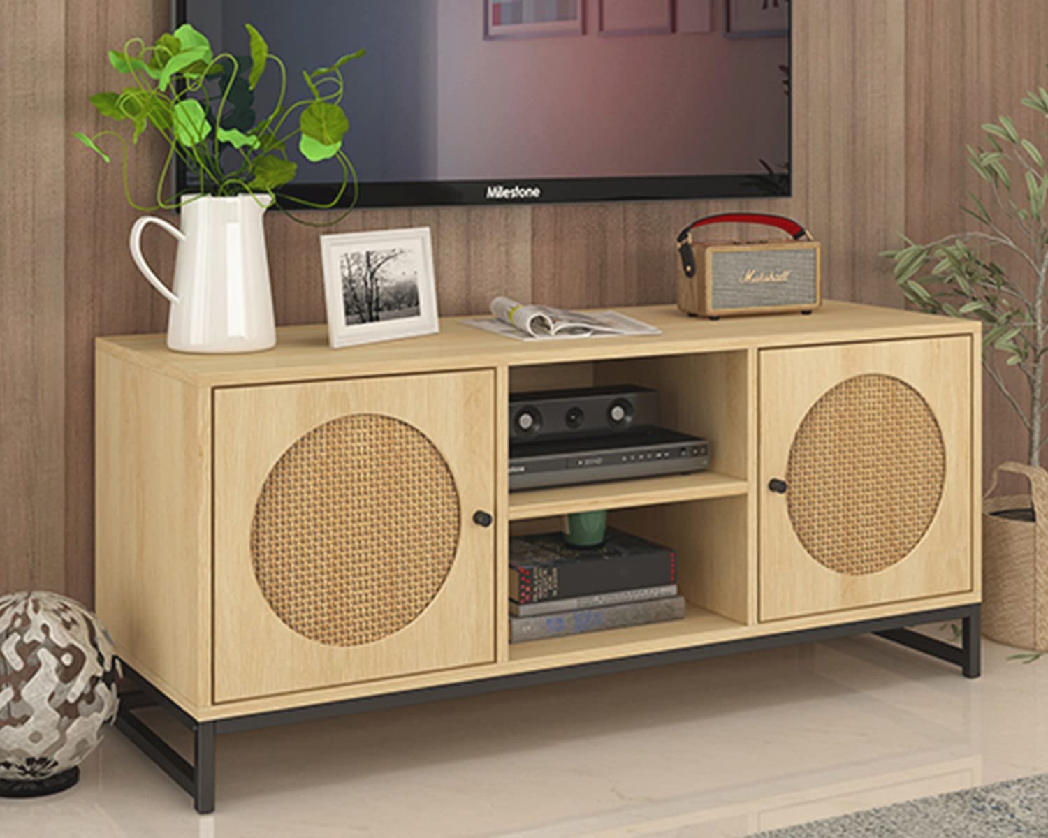 Buy TV Stand for 50 inch TV Modern TV Stand with Storage