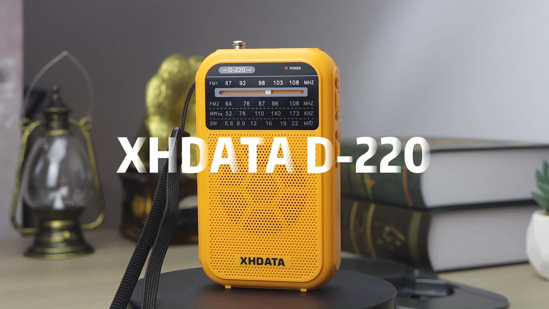 Amazon.com: XHDATA D220 Portable Radio AM FM SW Shortwave Receiver