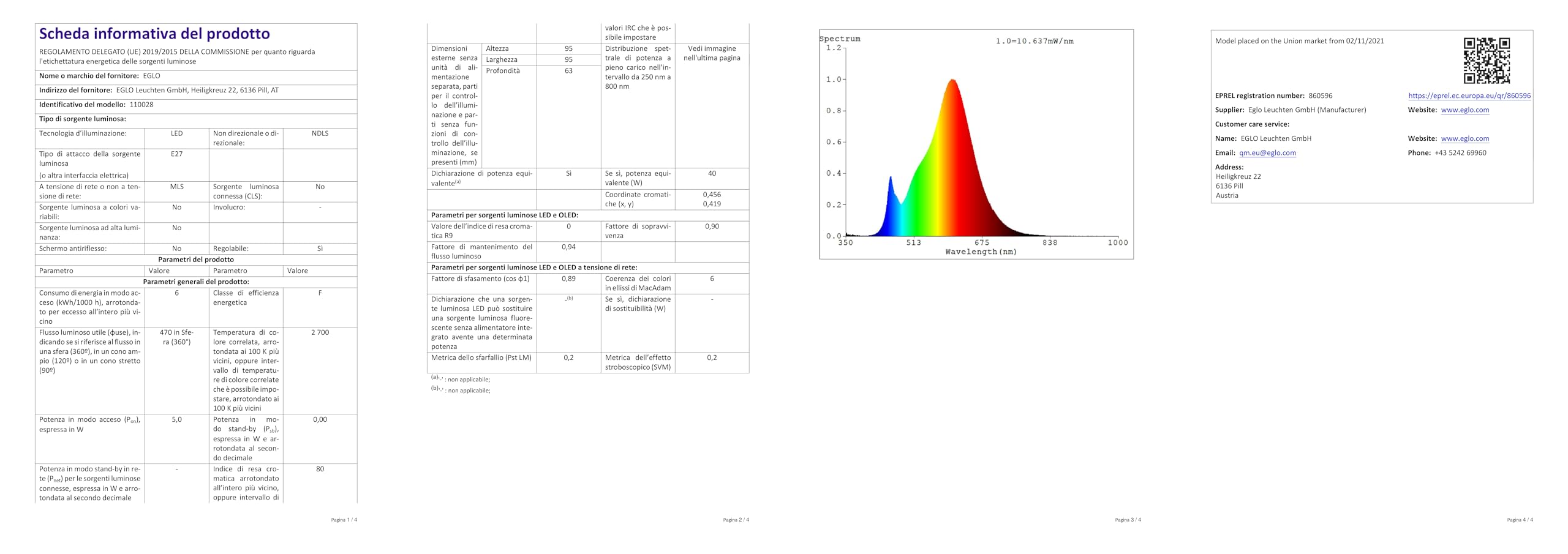 Lampada Alogena Reflector 80 Smerigl. E27 72w Maurer - Foto 9
