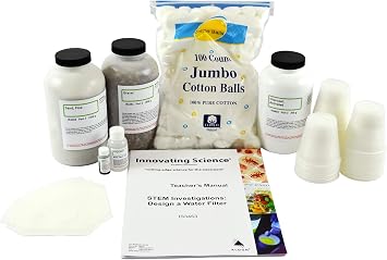Innovating Science STEM Investigations Design a Water Filter Materials for 15 Groups