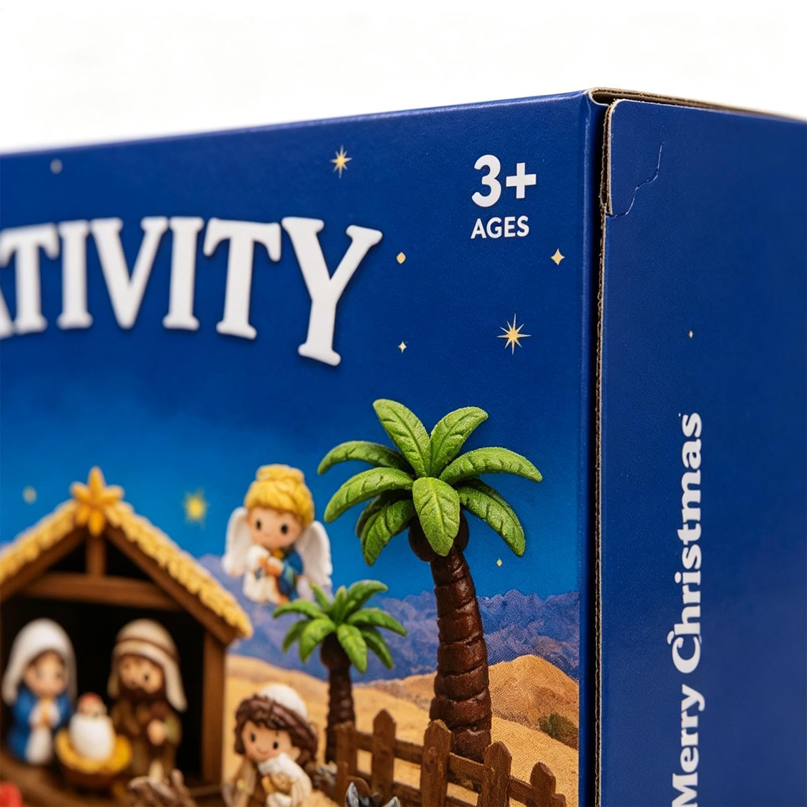 Calendario 'Avvento Natalizio Presepe Calendario 'Avvento 24 Giorni con | Set Presepe Giocattoli Per Casa Appartamento Camera Da Scrivania Mensola Mobile TV