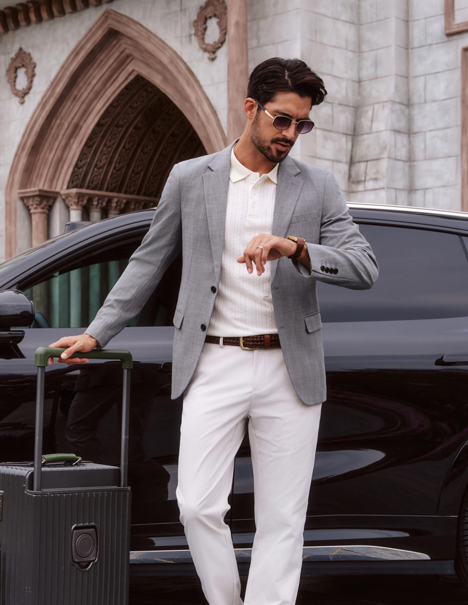 PJ PAUL JONES Blazers Smart Blazer para hombre, abrigos casuales de negocios y deportes