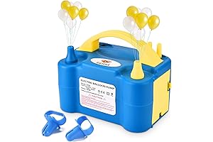 Electric Balloon Inflator 2 Nozzle Balloon Pump Blower Machine for Decorations