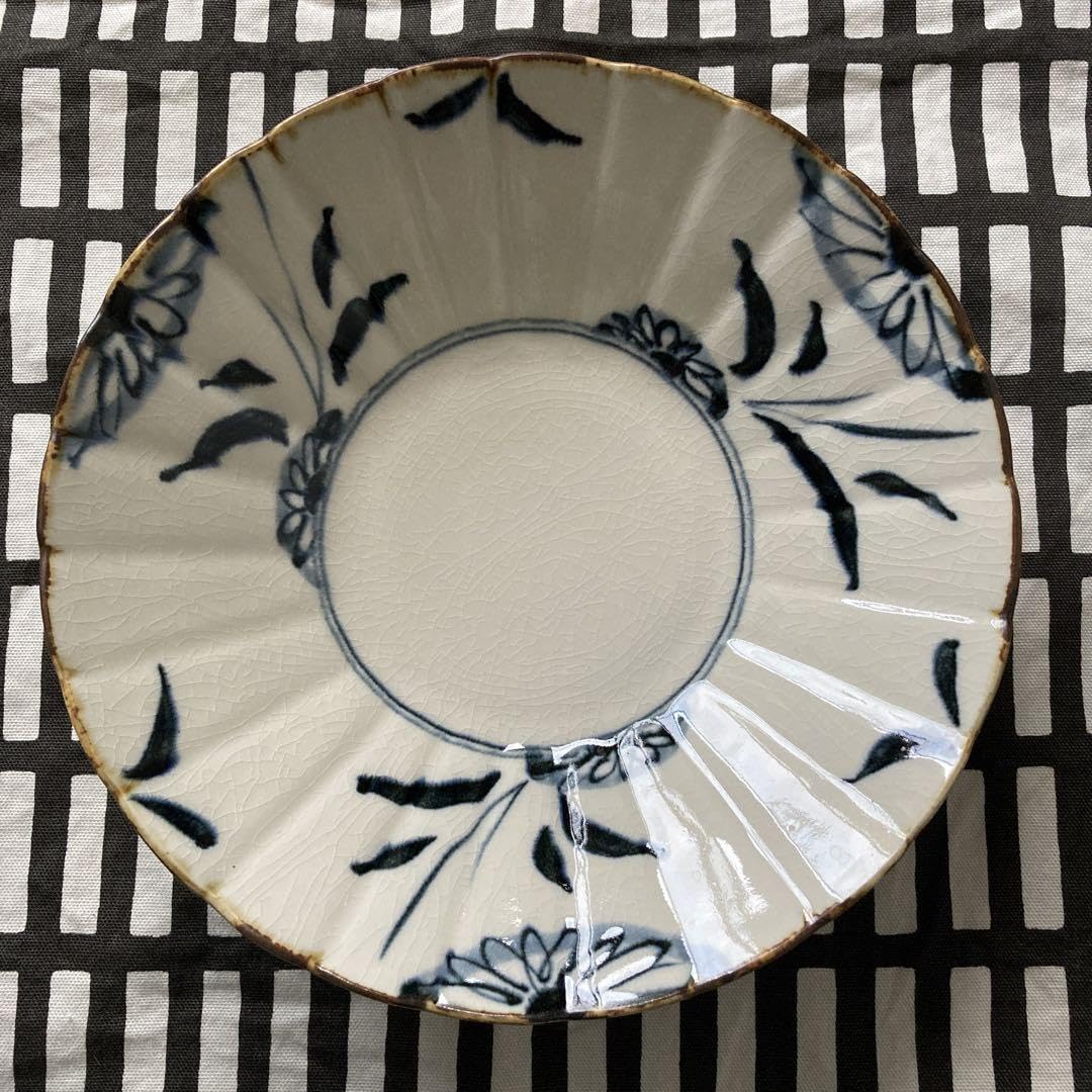 Amazon.co.jp: 村田亜希 菊花6寸鉢 益子焼 2枚セット : ホーム＆キッチン