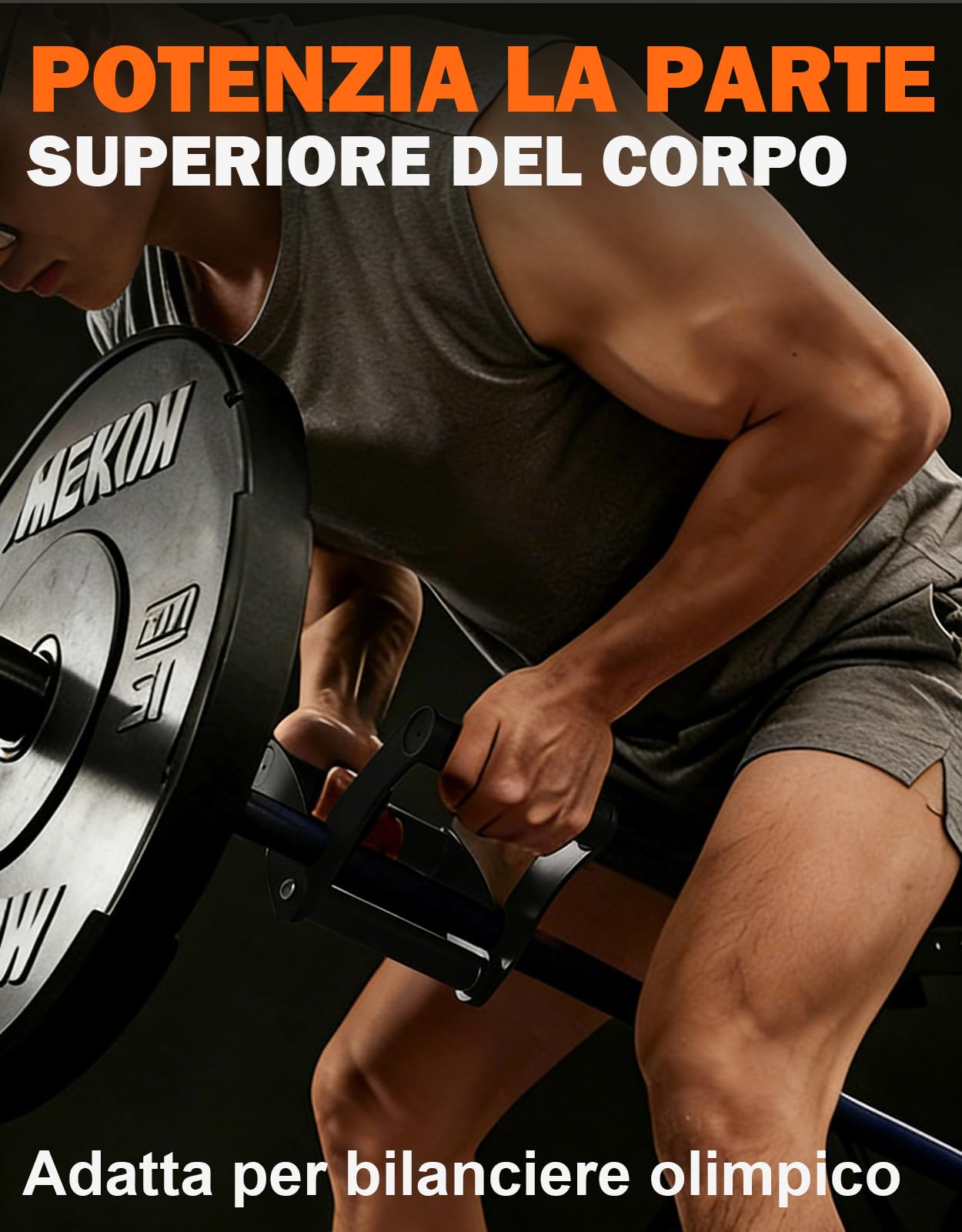 Fitarc Maniglia portatile per mine antiuomo, maniglia di fila T per bilanciere, attacchi per rack