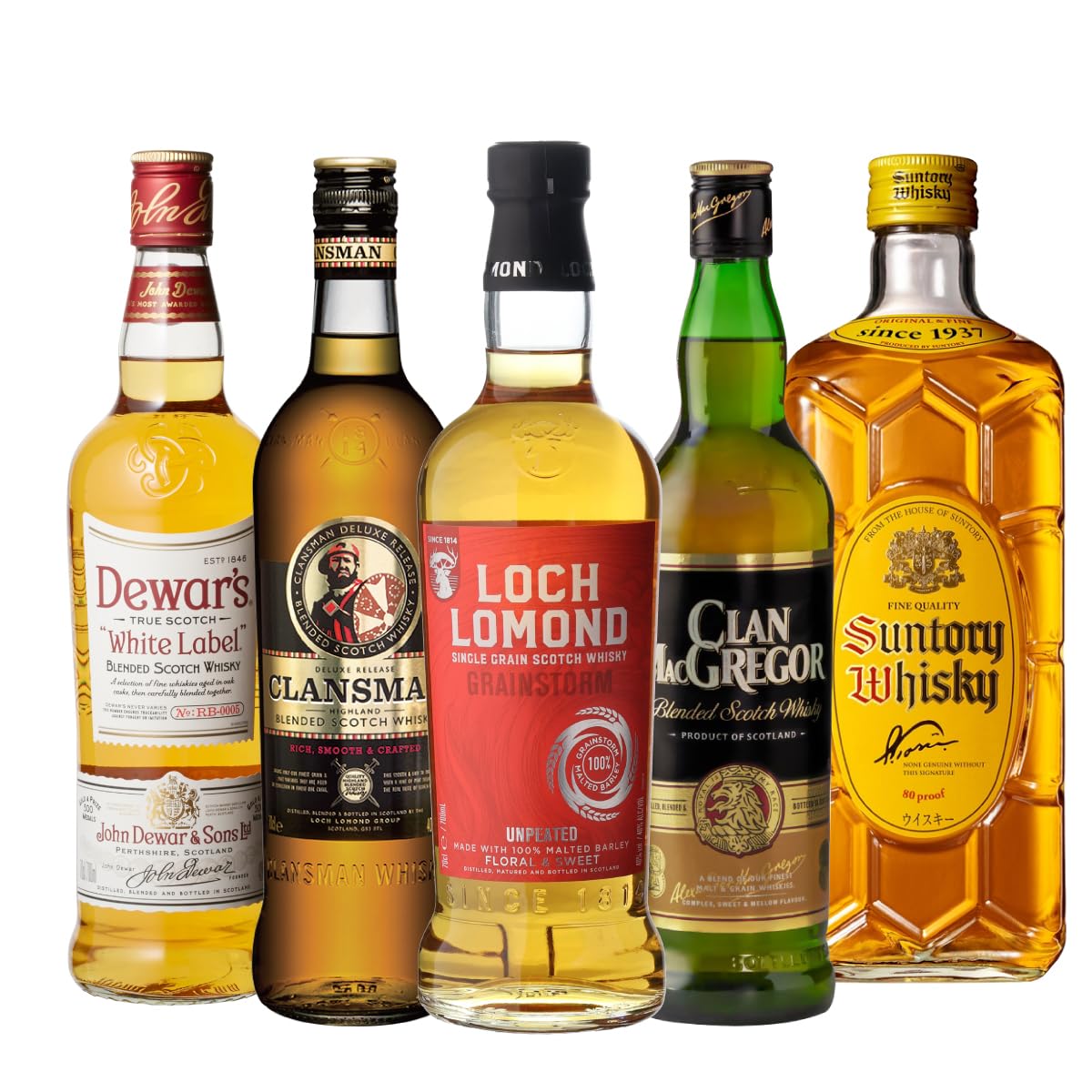 Amazon.co.jp: ハイボールで旨いウイスキー 5本セット スコッチ ブレン