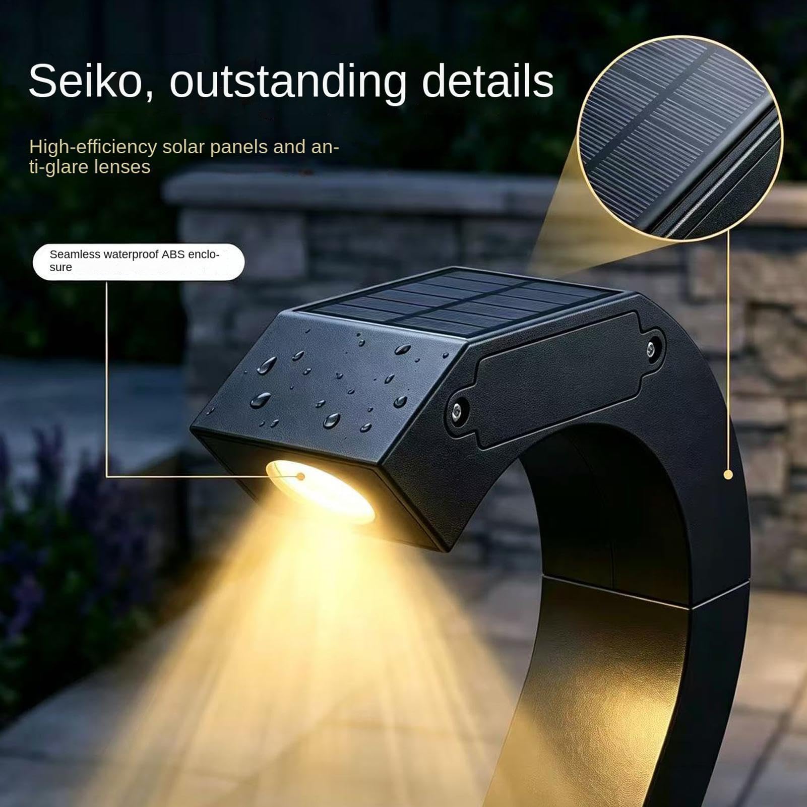 Lampes Solaires D' Lampe D'Éclairage Étanche Sur Piquet Forme Numéro 2