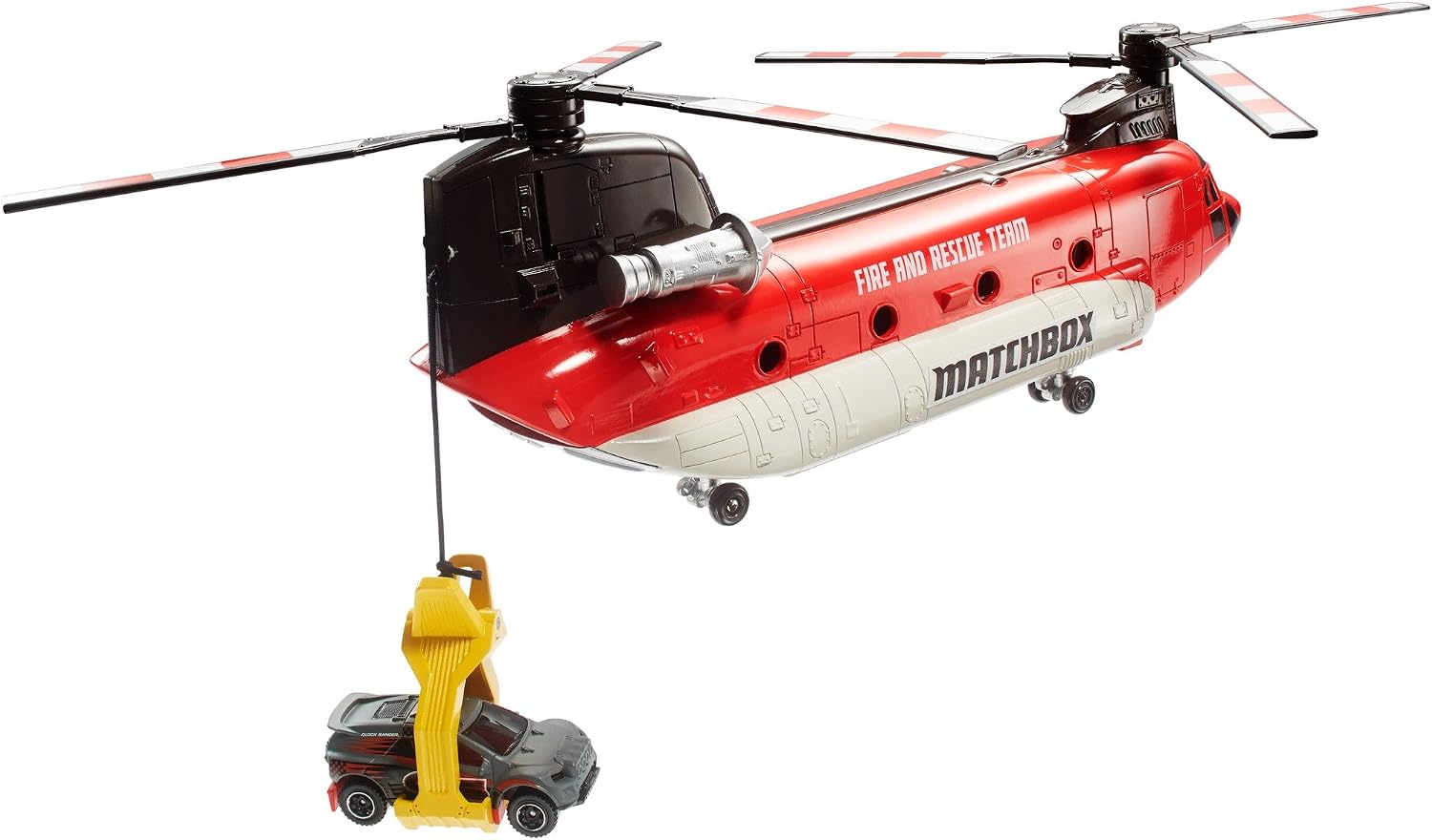 Matchbox Power Launcher Chinook Helicopter