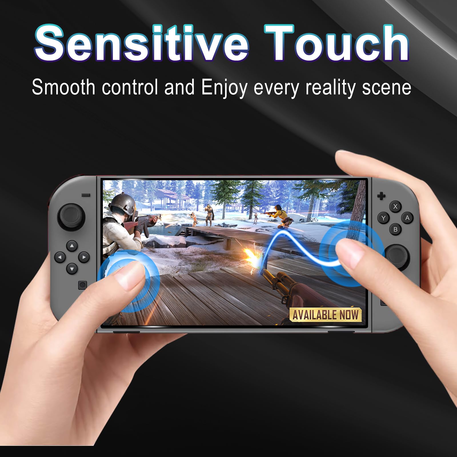 Protector de Pantalla para Nintendo Switch 2 2025, 2 Piezas Protector Cristal Templado, Fácil de Instalar, Anti-Arañazos, 9H Dureza Vidrio Templado