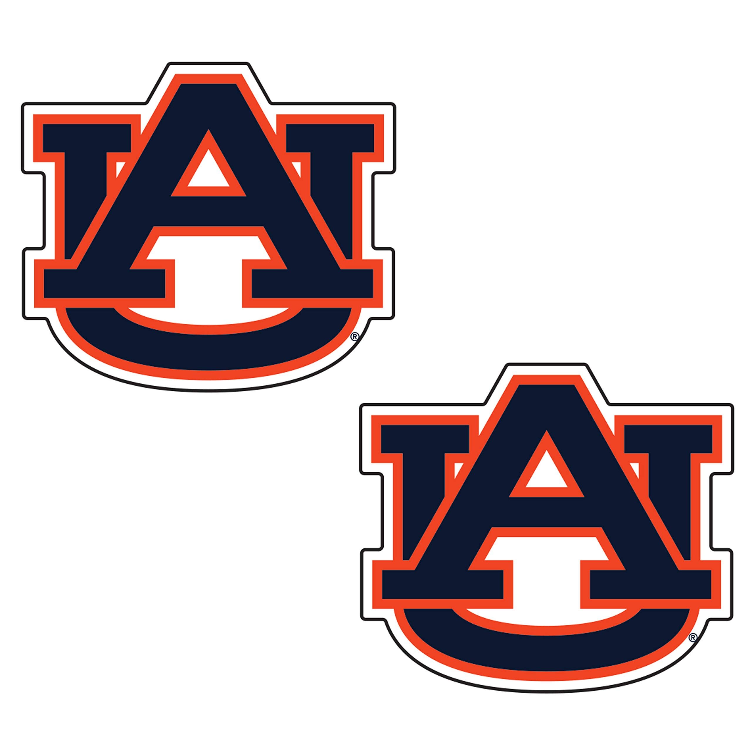 Auburn Tigers Decal (AU 2-Pack Decal (2"), 2 in)