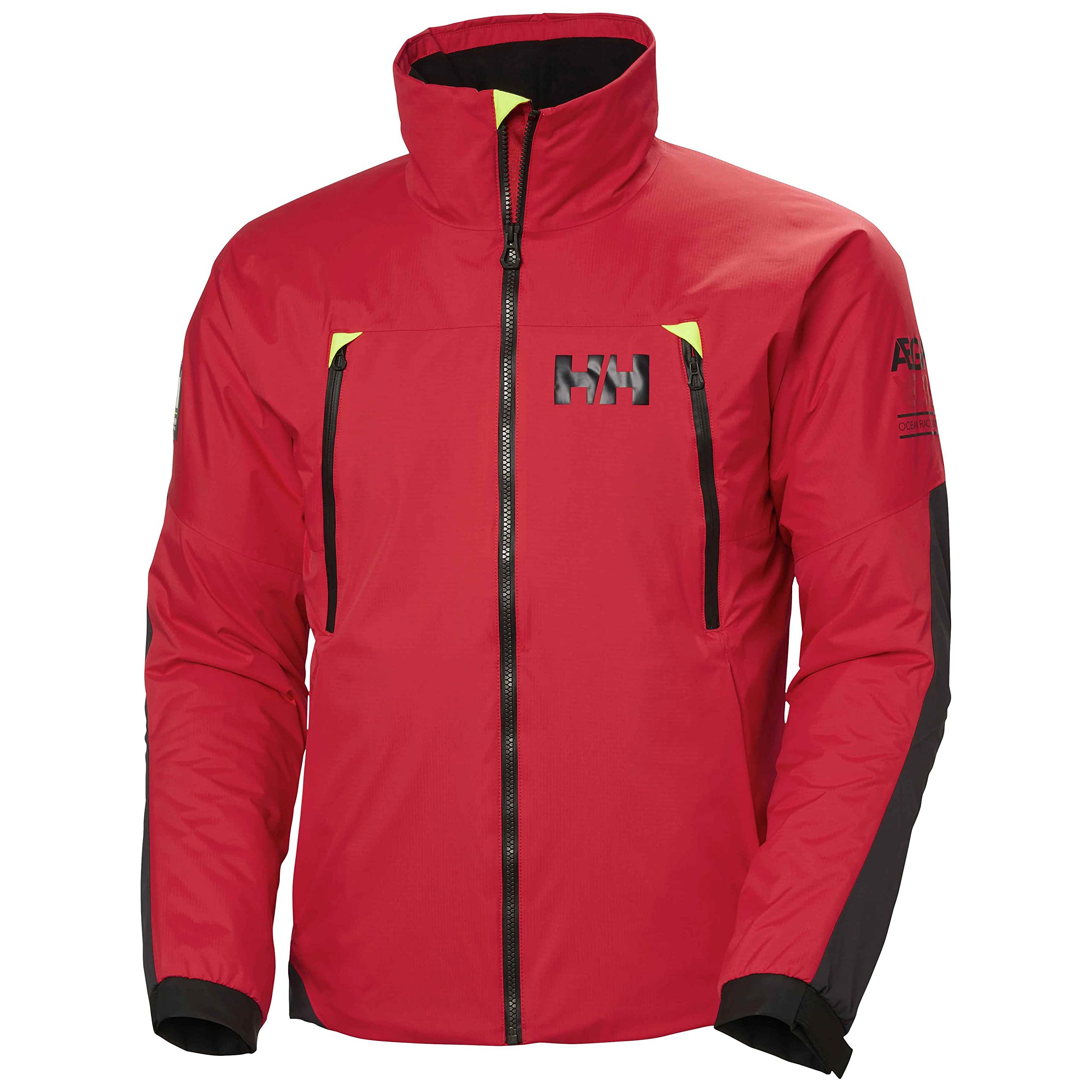 Helly-Hansen Men's Aegir H2Flow Midlayer Jacket, 222 Alert Red, Large