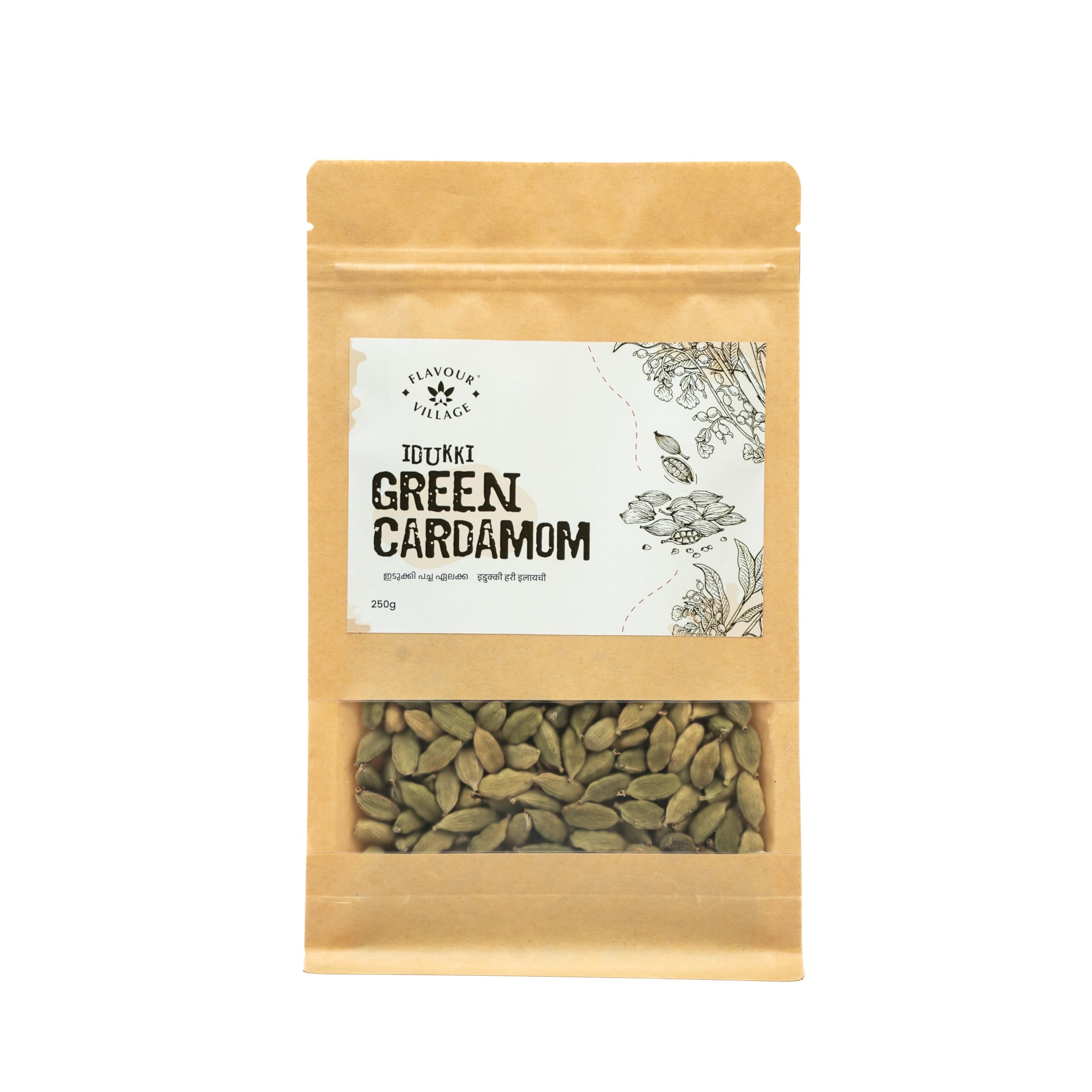 FLAVOUR VILLAGE Whole Green Cardamom- Elaichy, Naturally Grown, Pesticide Free, Gi Tagged, Best For Cooking And Baking, Fresh, Kerala (Not Graded, No Artificial Colours), 250 Gram (B0D67FQ1PM) Amazon Price History, Amazon Price Tracker
