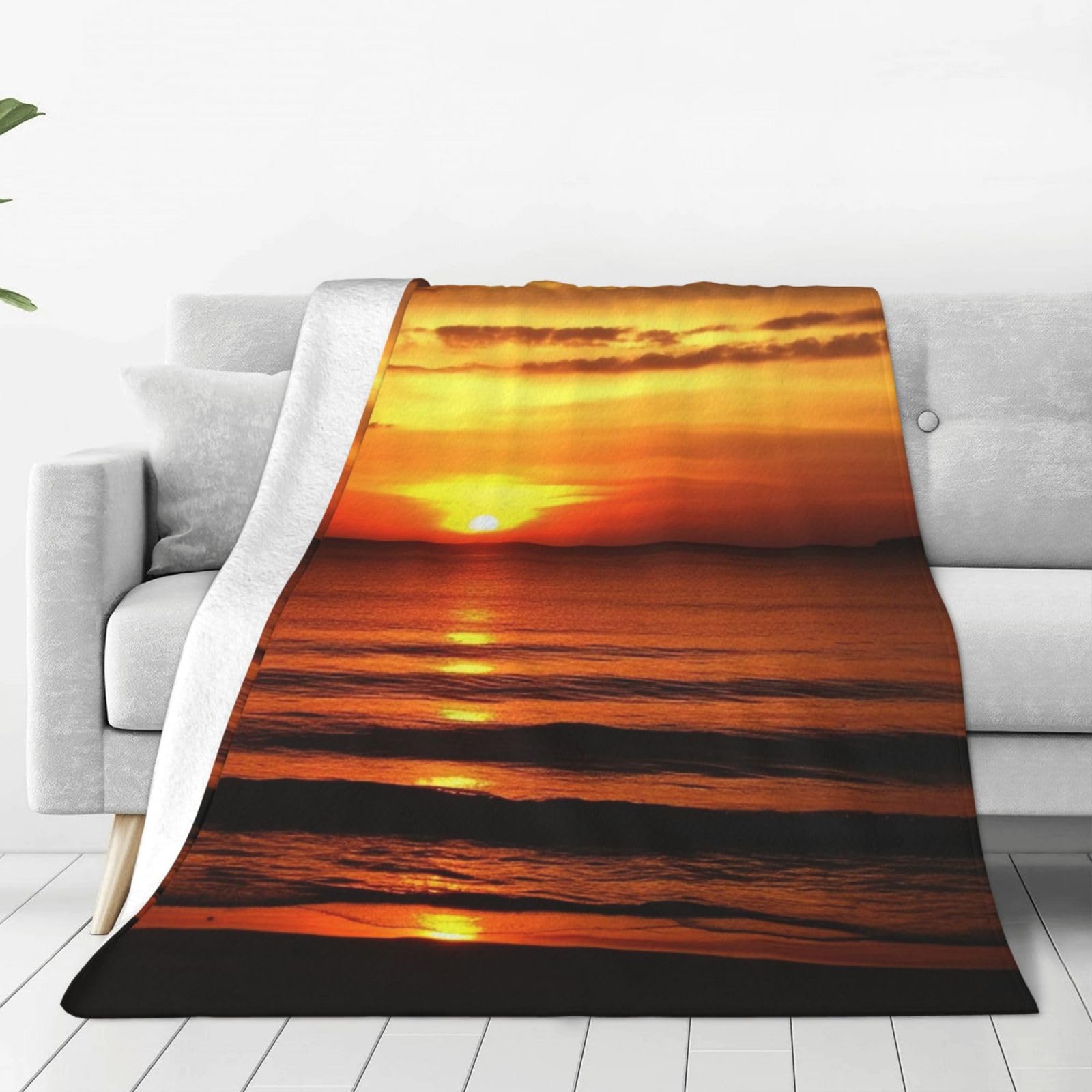 Couverture polaire anti-froid légère et chaude pour canapé et salon 152x127cm