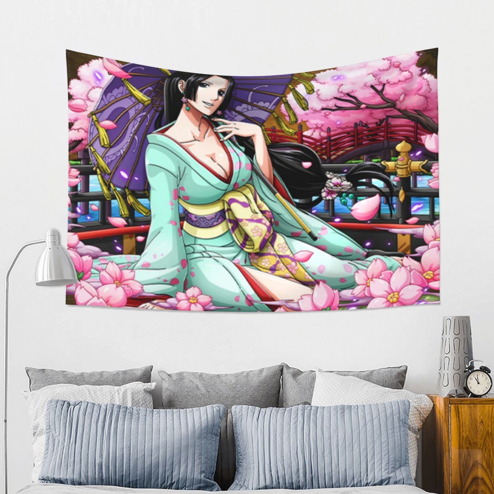 Amazon.co.jp: ワンピース ボア・ハンコック タペストリー 壁掛け 壁