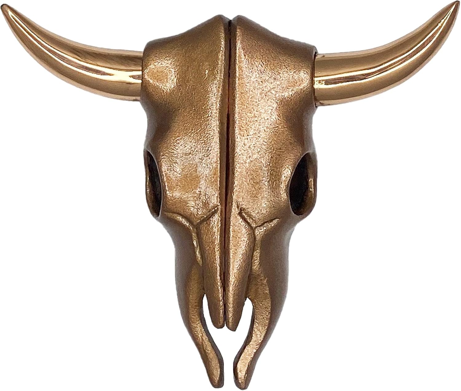 Steer Skull Door Knocker, Bronze