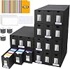 Trading Card Storage Box for 18000+ Cards MTG Deck Box with Commander Display Card Box with 48 Colourful Dividers Trading Card Storage Box for TCG PTCG MTG Sports Cards