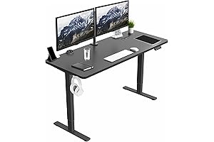 Electric Height Adjustable Standing Desk for Home Office
