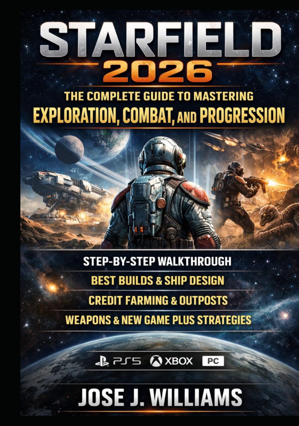 Starfield 2026: The Complete Guide to Mastering Exploration, Combat, and Progression: Step-by-Step Walkthrough, Best Builds, Ship Design, Credit Farming, Outposts,... Strategies for PS5, Xbox, and PC