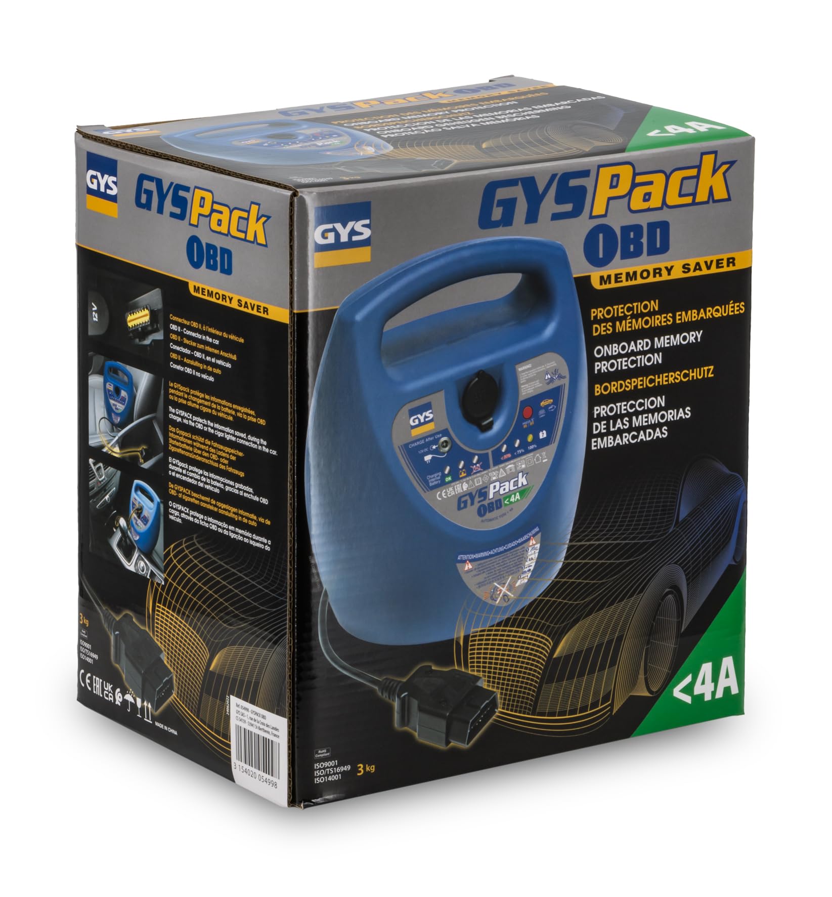GYS 054998 Cavo prolunga OBD Apparecchio autodiagnosi