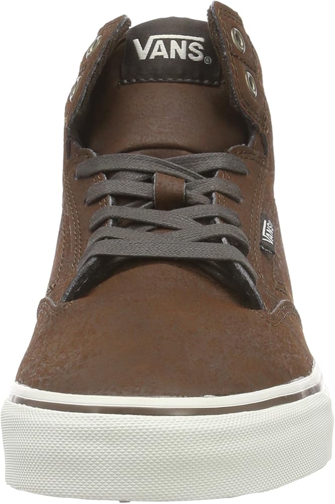 Mens vans leather high tops Clearance