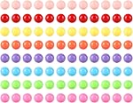 12mm Jeu de remplacement de billes de marbres boules,120pcs Balles de jeu en acrylique couleur solide pour les vérificateurs chinois, jeu de conseil, jeux de perles de pluie, coloriage de jouets, jeux en marbre (10 Couleurs)
