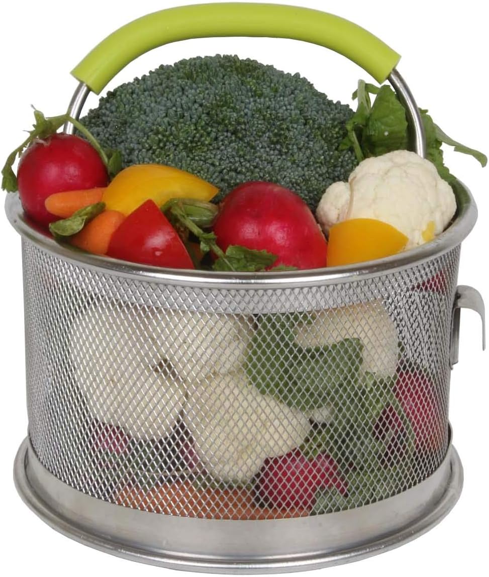 Chiboz Cookware Instant Pressure Cooker Steamer Basket - Pot in Pot Accessories Compatible with Instant Pot (3 Qt)