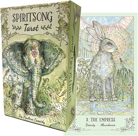 Amazon タロットカード 78枚 ウェイト版 タロット占い スピリットソング タロット Spiritsong Tarot 日本語解説書付き カードゲーム トランプ おもちゃ