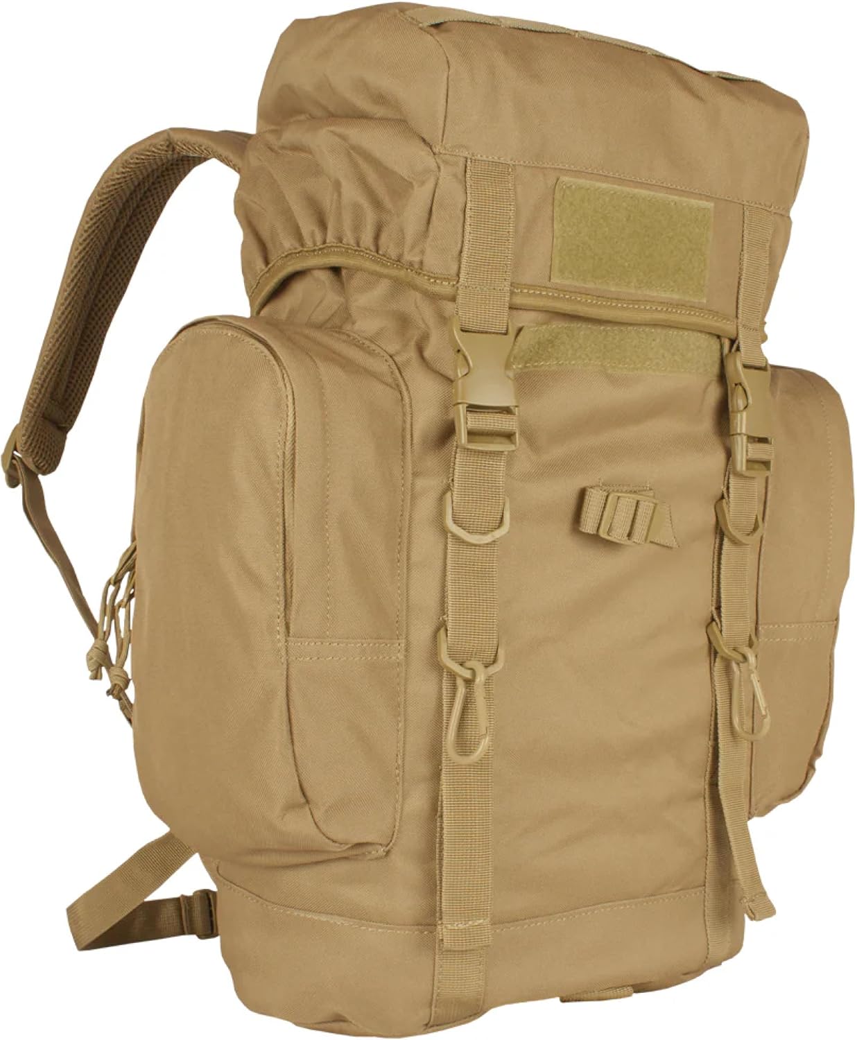 Fox Outdoor Products Rio Grande Pack - Backpack with Rain Fly, Carabiner Clips, Compression Straps & Hydration Sleeve