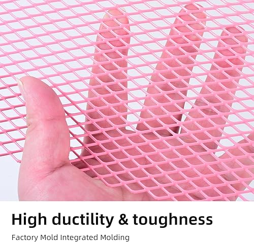 Miniatura 156 de AggAuto Malla universal para parrilla de automóvil de 40 x 13 pulgadas, de acero inoxidable revestido de cloruro de polivinilo, rejilla