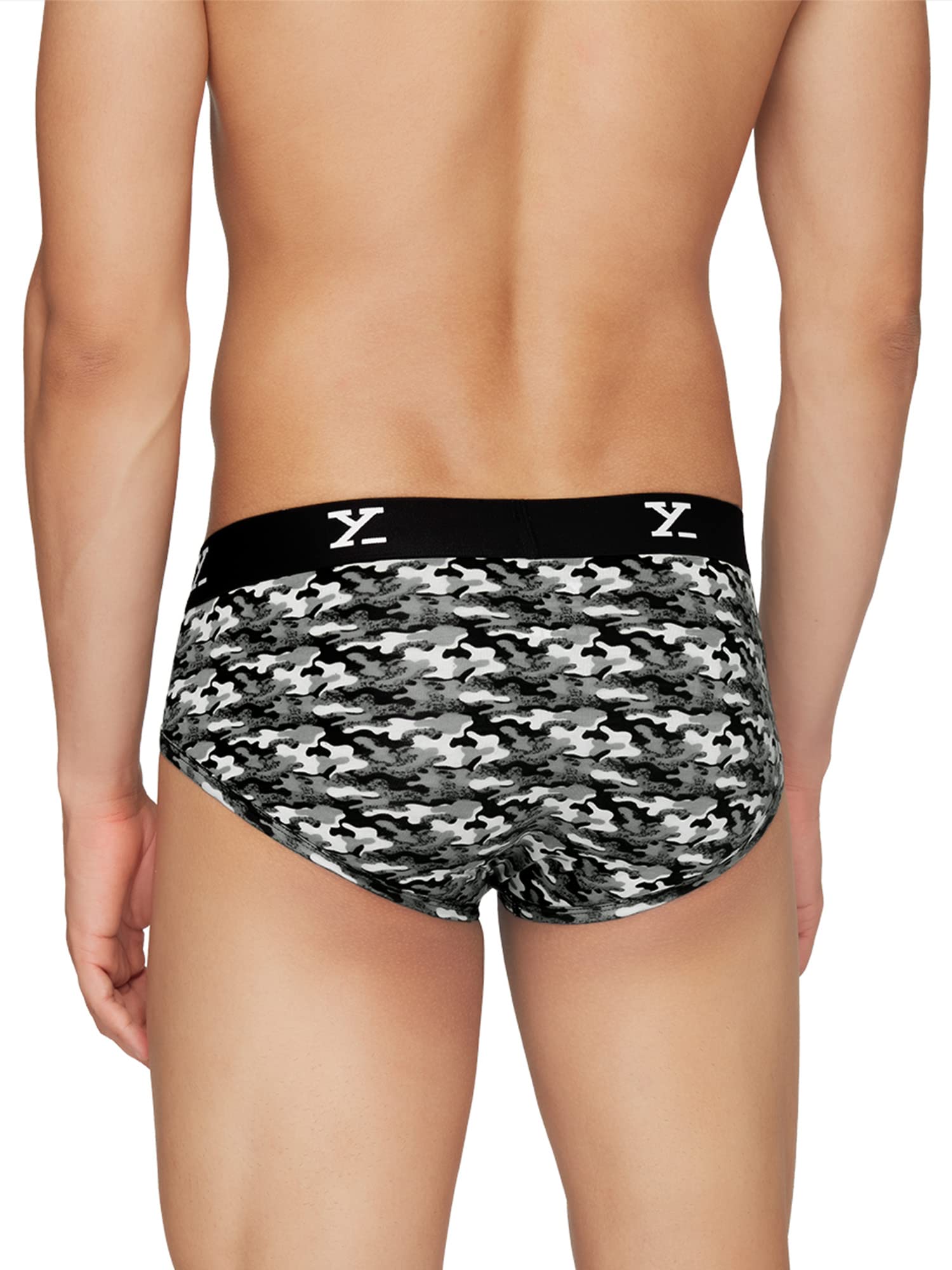 XYXX Ace & Shuffle - Calzoncillos antimicrobianos de ajuste regular para hombre, estampado y liso, sin marcas en la cintura (paquete de 5)