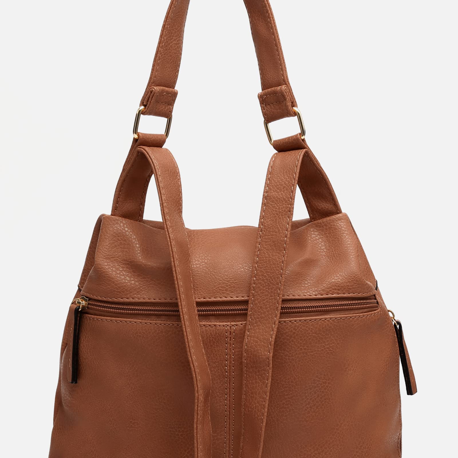 MISAKO Suli mochila antirrobo Mujer - Suli Camel 30 X 28 X 11 cm