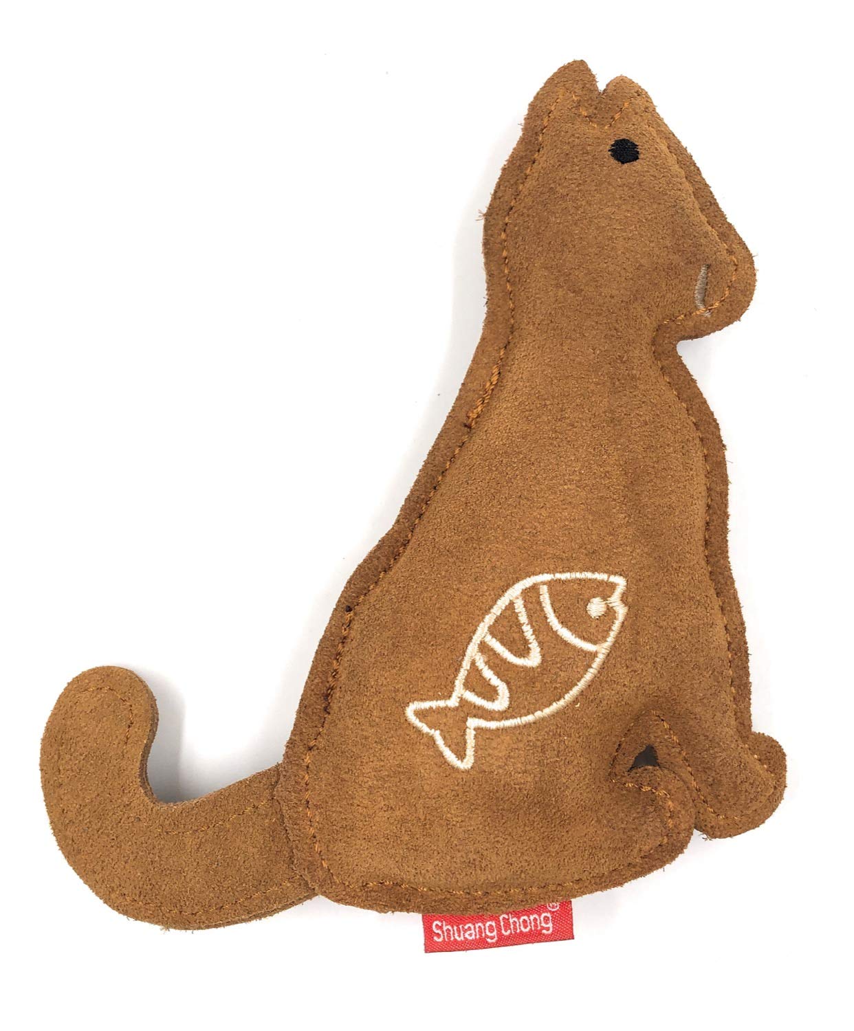24x7 eMall Toys for Dogs, Dog Chew Toy, Durable Puppy Squeaky Dog Toys, Durable Leather Material with Squeaker Inside 2 Squeakers Leather Dog Toys for Small and Medium Dogs (Squirrel) 2