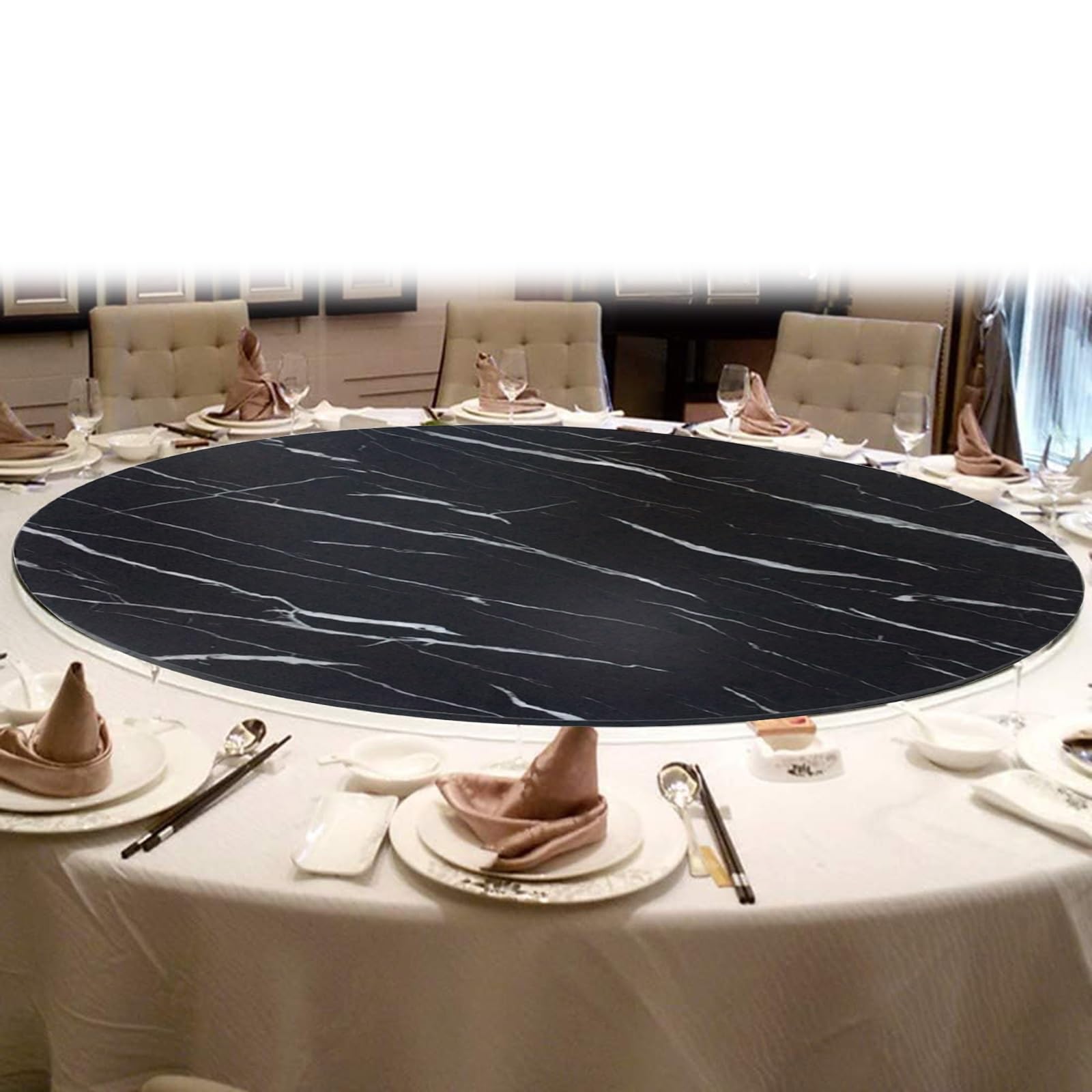 Amazon | 丸型木製のターンテーブル 回転盤 直径50cm~100cm、360