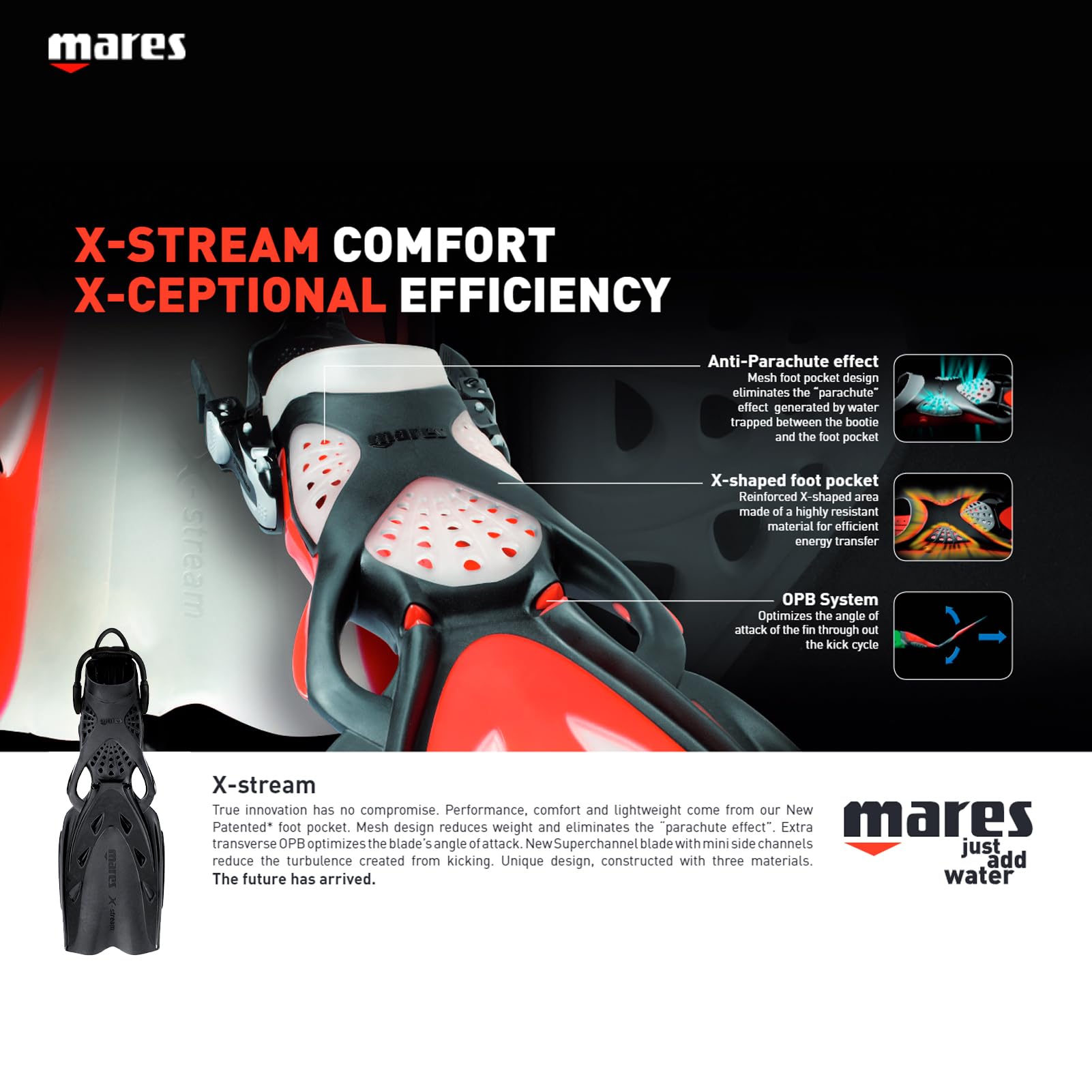 Mares X-Stream Bn Traje de baño, Unisex