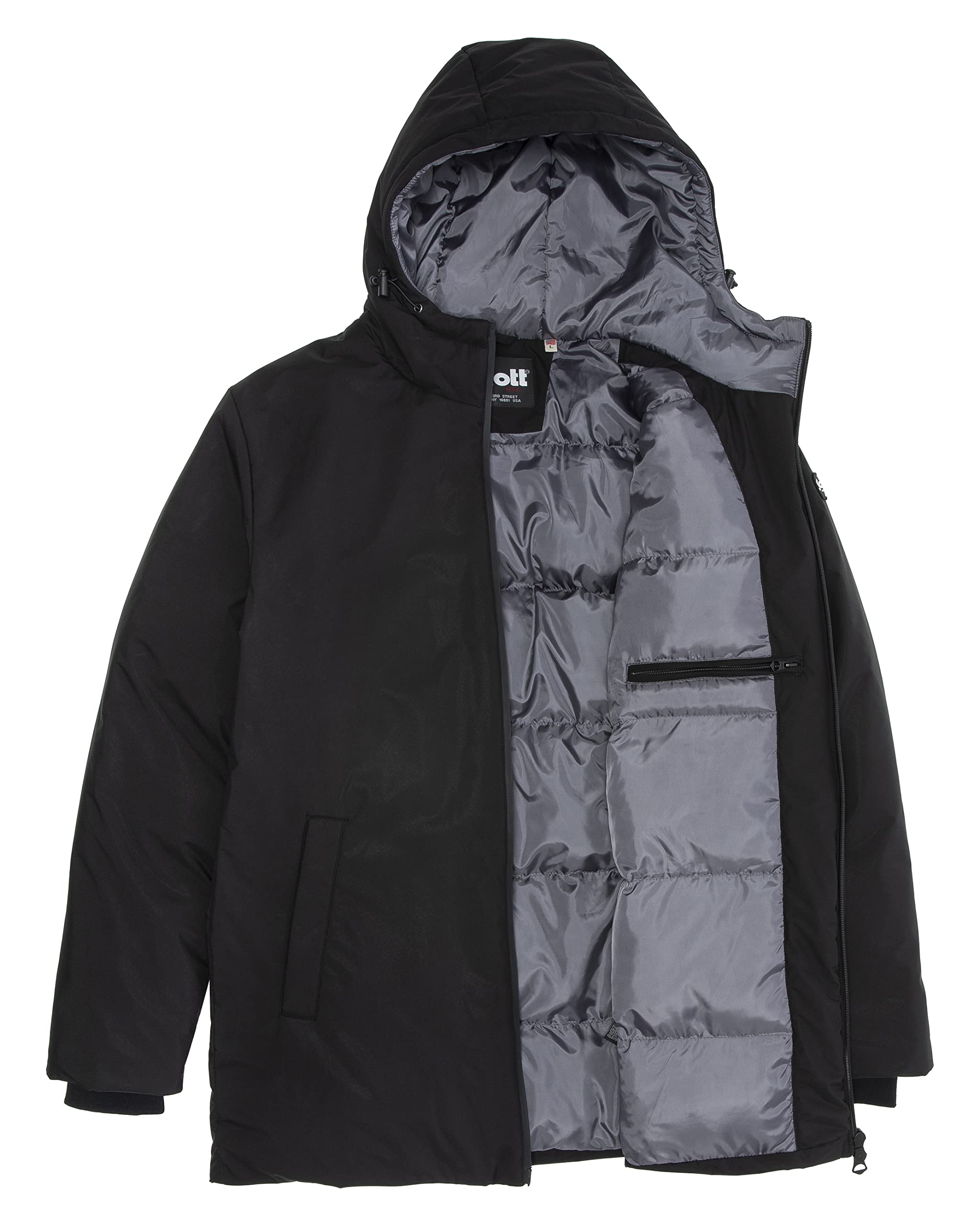 Schott NYC Fargo2 DOPPIA ZIPPEE SALDATA SCHOTT Unisex - Adulto (Pacco da 1)