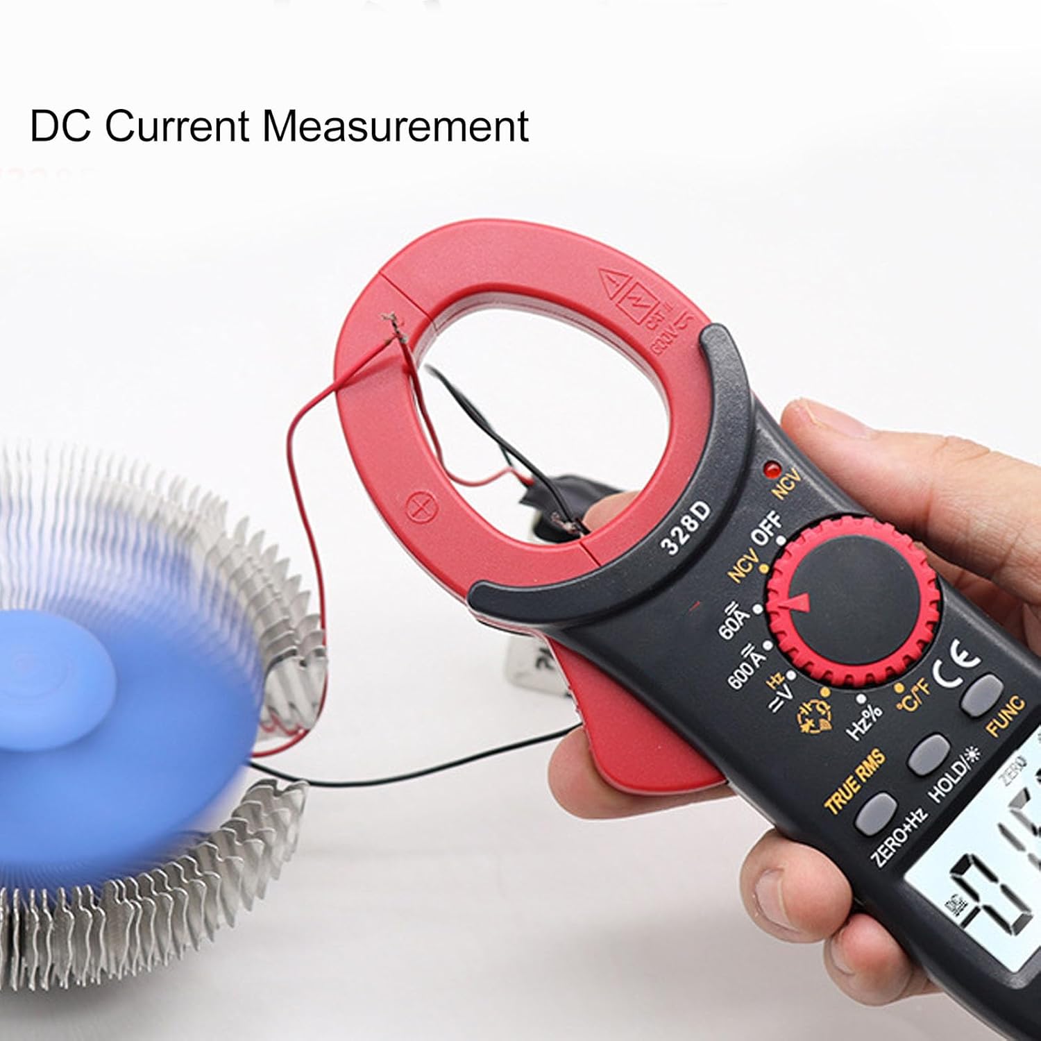 Digital Clamp Multimeter Auto Range NCV, Safety Clamp Test Overload Guard, for Industrial Household Electrical Problems
