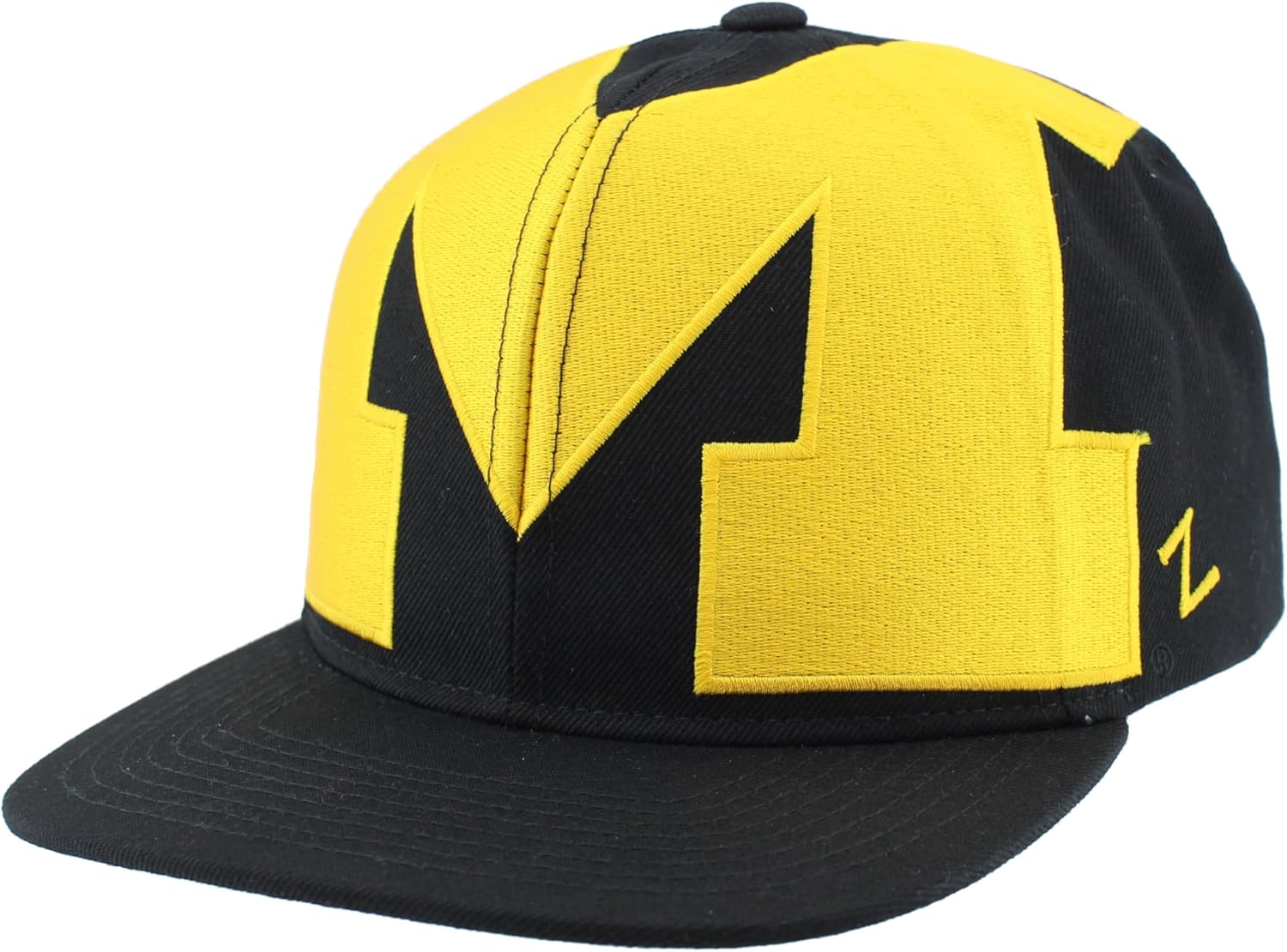 ZHATS NCAA Officially Licensed Adjustable Snapback Hat Flat Bill Z11 Retro Over The Top