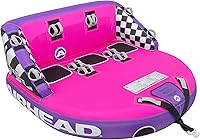 Vista 10 de Airhead Mable Tubo inflable remolcable, modelos para 1-4 pasajeros, puntos de remolque duales, cubierta completa de nylon, almohadillas de espuma