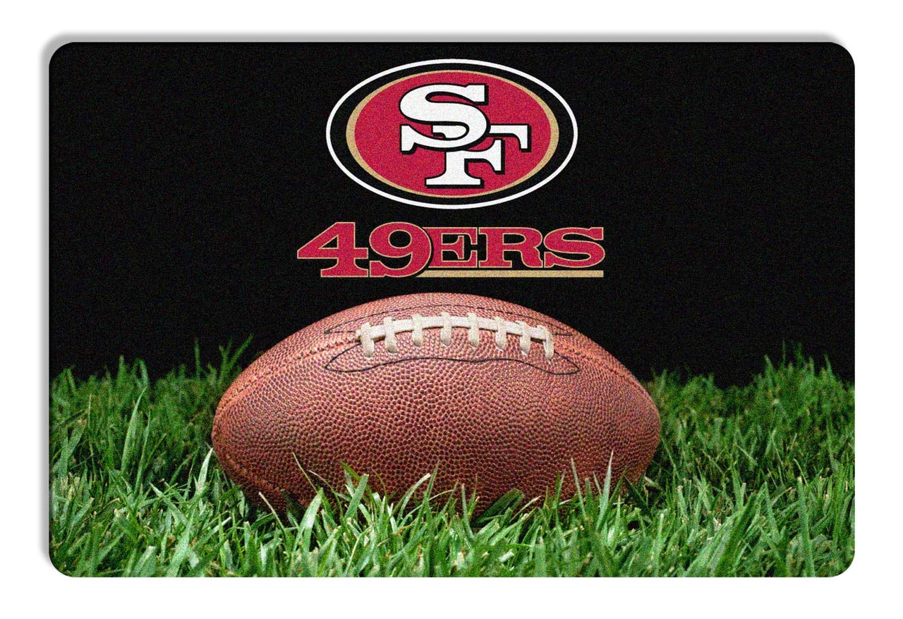 GameWear NFL San Francisco 49ers Classic Football Pet Bowl Mat, Large