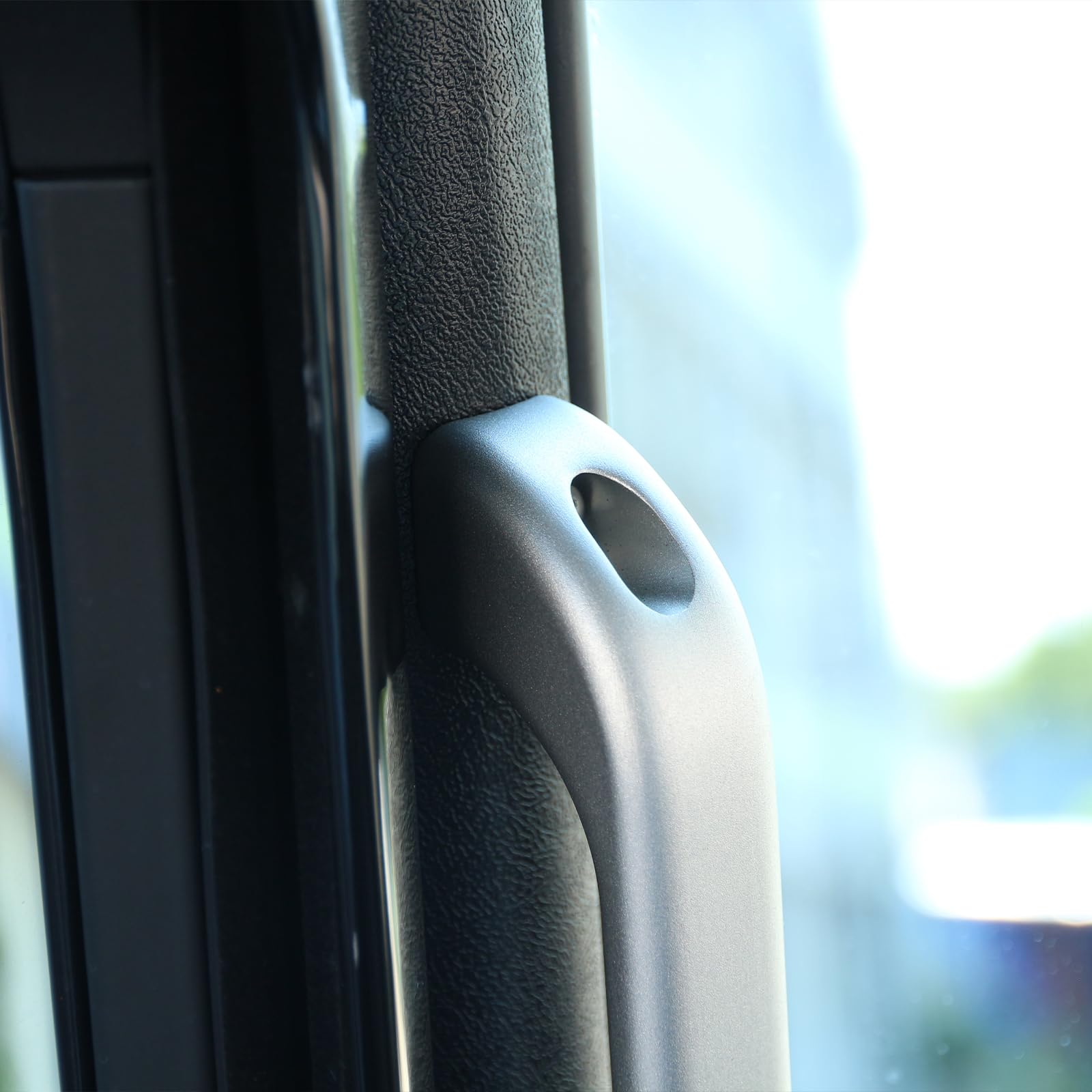 PIUGILH Poignée de colonne A pour voiture - Convient pour Land Rover Defender - Intérieur de voiture - Barre A de rechange pour Land Rover Defender 110 90 - Accessoire Land Rover Defender - Argenté